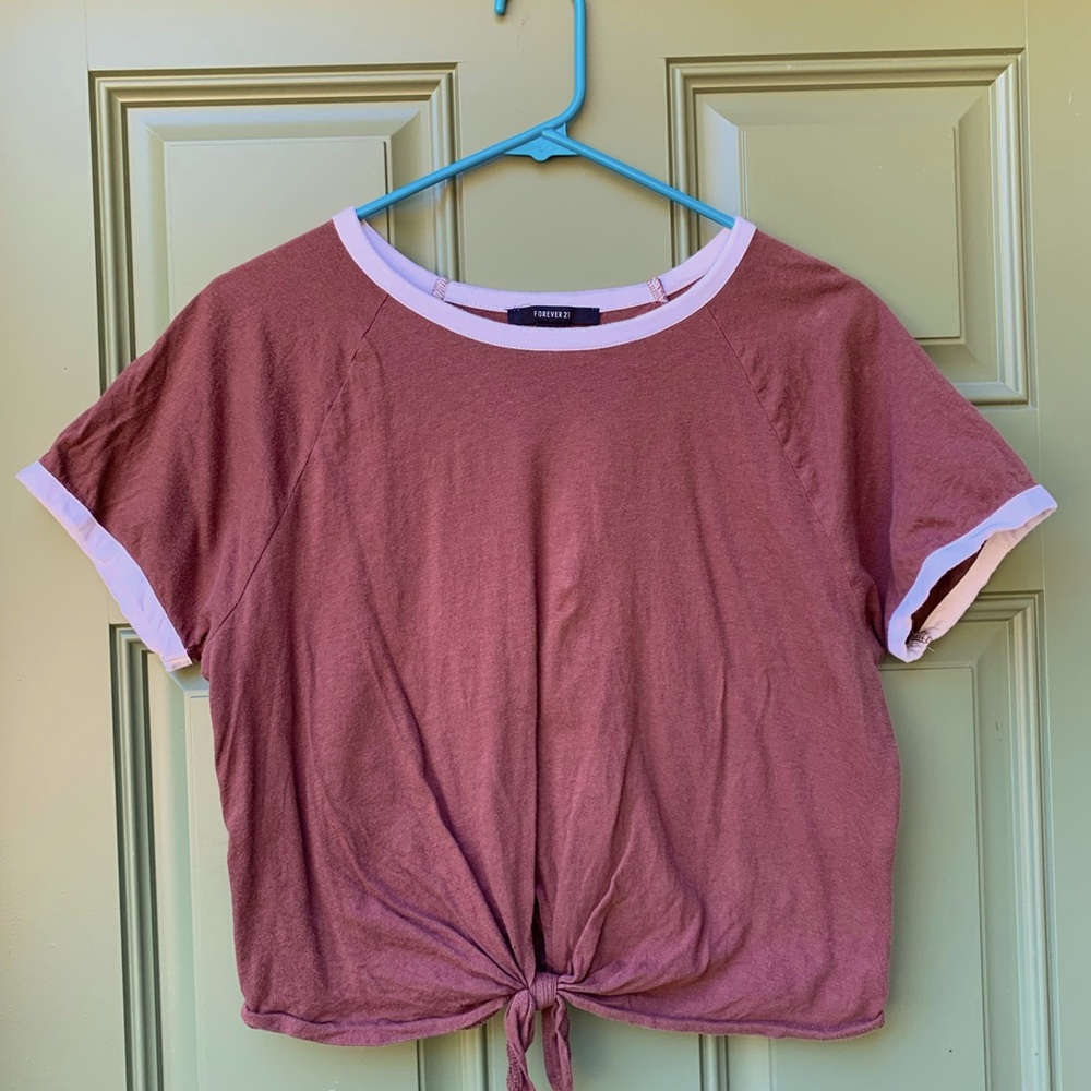 Forever 21 cropped t